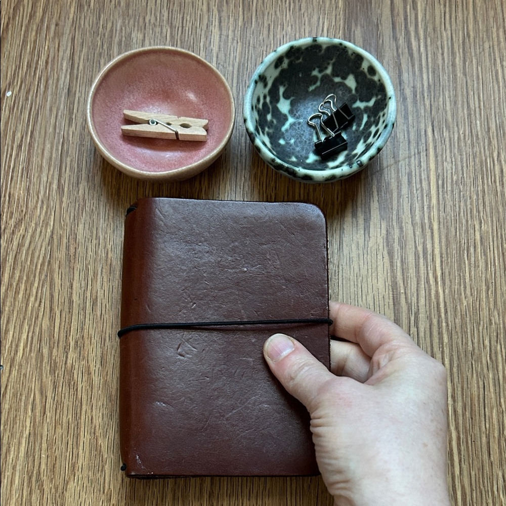 Brown Leather Passport Travelers Notebook